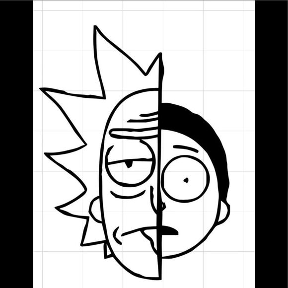 Rick & Morty Vinyl Decal • Stocking Stuffer • Gift - Picture 2 of 6